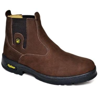 Imagem de Botina Agro Country Masculina, Bota Opice John Em Couro Camurça Super Confortavel-Masculino
