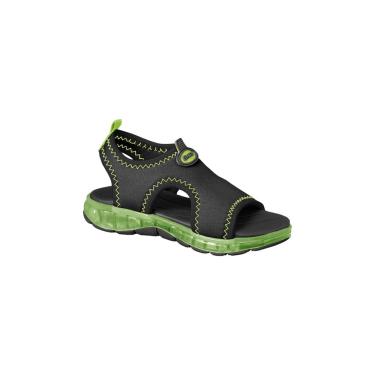 Imagem de Sandália Infantil Masculino Bical Flash Preto/Verde