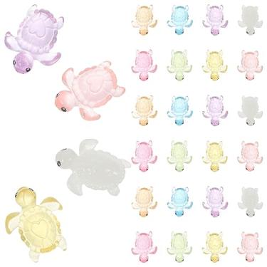 Imagem de 32 peças brinquedos artesanato tartaruga figuras de animais pequenos estatuetas de animais de fazenda figuras de animais pequenos animais pequenos figuras de animais realistas figuras de animais musgo