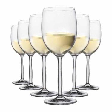 Imagem de Taça De Cristal Para Vinho Branco Ritz 335ml 6 Pcs - Ruvolo - Ritzenho