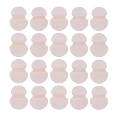 Imagem de 40 almofadas adesivas adesivas para axilas sem suor - Íon absorvente para mulheres e homens, alívio portátil da transpiração, essenciais para viagens pré-casamento