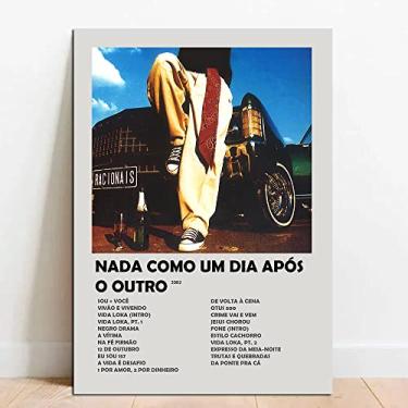 Imagem de Quadro Placa Decorativa Racionais Nada Como Um Dia Após O Outro em MDF