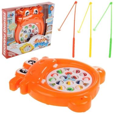 Imagem de Pesca Peixe Hipopótamo Brinquedo Interativo Pescaria Infantil