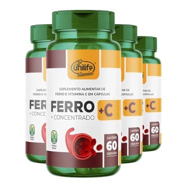 Imagem de Ferro + Vitamina C Unilife 60 Cápsulas 4un