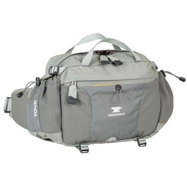 Imagem de Mountainsmith Pochete lombar Tour, corrida, caminhada, ciclismo, viagens e atividades esportivas ao ar livre com dois suportes de garrafa de água, Moon Mist Grey, One Size, Mensageiro