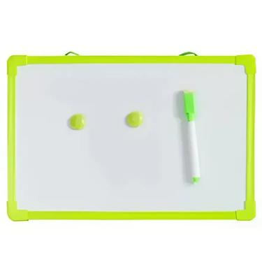 Imagem de Lousa Quadro Branco 30X20 C/2 Imas + Caneta c/ Apagador