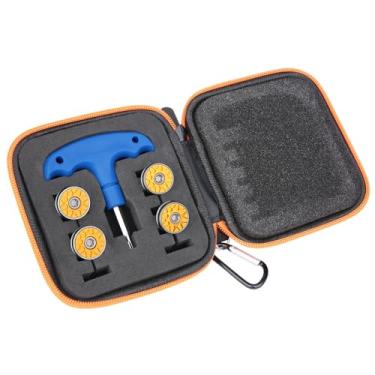 Imagem de OGECLF Conjunto de 4 peças Kit de pesos de golfe dourado para Odyssey Stroke Lab, Trilha Tripla, Putters O-Works (2 x 25 g 2 x 30 g)