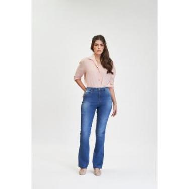 Imagem de CALÇA JEANS FEMININA COM LYCRA BOOT CUT - YOUNG STYLE-Feminino
