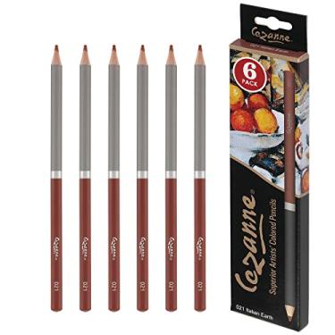 Imagem de Creative Mark Cezanne Lápis de cor premium Italian Earth Pacote com 6 lápis de desenho altamente pigmentados - Lápis de colorir para desenhar, misturar, colorir e mais