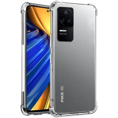 Imagem de Capa Capinha Com Bordas Anti Impacto Para Poco F4 Tela de 6,67 Polegadas (Bluepink)