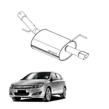 Imagem de Escapamento Silencioso Traseiro Vectra 2.0 GTX Hatch 2009 - Pioneiro