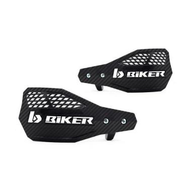 Imagem de Protetor De Mão Aberto Carbon A1r - Preto/Branco - Biker