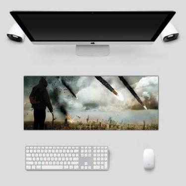 Imagem de Mouse Pad Grande Gamer Speed Bombardeio a Cidade - Deluzz