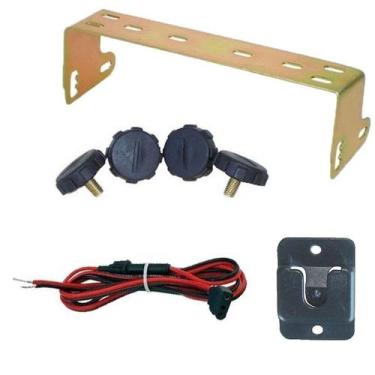 Imagem de Kit Suporte Rádio Px Cobra 148 GTL Parafuso Cabo Alimentacao Suporte P