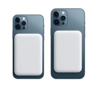 Imagem de Carregador Portátil Por Indução S/fio 5000Mah  Compativel Com Lingtnin