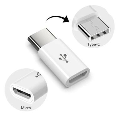 Imagem de Adaptador conversor entra micro usb sai tipo-c type c - Master
