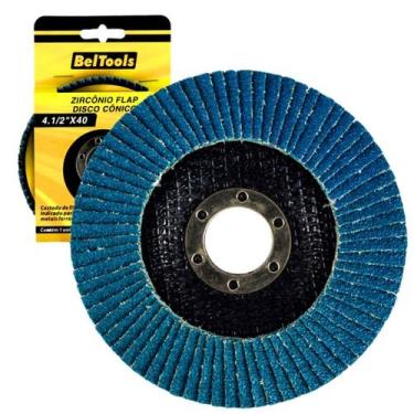 Imagem de Disco Flap Cônico 4.1/2 Para Metal Grão 40 Beltools