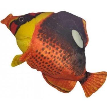 Imagem de Peixe Real de Pelúcia Laranja 38 cm Antialérgico - Mirante Brasil
