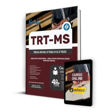 Imagem de Apostila TRT-MS 2024 - Analista Judiciário - Área Apoio Especializado 