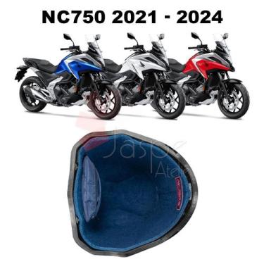 Imagem de Forração Honda NC 750X 2023 Baú Forro Standard Acessório Azul - Jaspe 