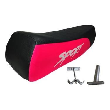 Imagem de Banco Selin De Mobilete Caloi Para Bicicleta Bike BMX Com Costura Egip