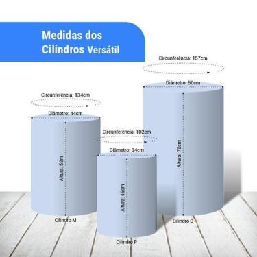 Imagem de Trio Capas Para Cilindro Versátil Textura de Princesa Lilás Menina C/ 