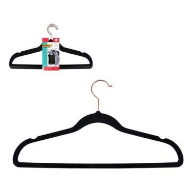 Imagem de Cabide Flocado Com Gancho Rose Gold Com - Art house - Art house 