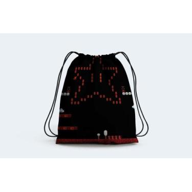 Imagem de Mochila Saco Retro Mario World - Deluzz