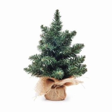 Imagem de Mini Arvore De Natal Com Base Verde / Marrom 45cm - cromus