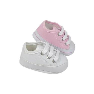 Imagem de Kit Com 2 Pares Sapatinho De Bebê Para Recém Nascido Direto Da Fabrica