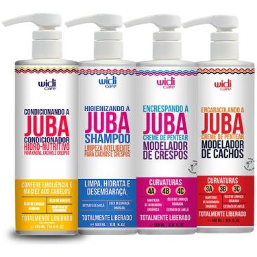 Imagem de Kit Widi Care Juba Encara, Encresp, Shampoo e Condicionador