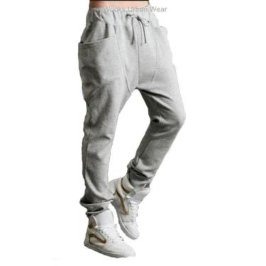 Imagem de Calça moletom masculina saruel skinny - m2 - Wooks, Cinzaclaro, PP