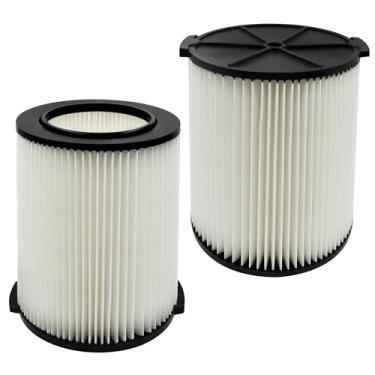 Imagem de Filtro de cartucho de substituição VF4000 compatível com os aspiradores Ridgid 72947 Wet Dry Vacs 5 a 20-Gal, aspirador de pó HUSKY de 6-9 galões WD5500 WD0671 RV2400A RV2600B, Craftsman 17816