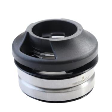 Imagem de Fone de ouvido DJC Bike Integrated Cable Routing Threadless 52mm Inner Line Bearing Headset para garfo reto e cônico (tampa de nylon)