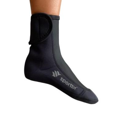 Imagem de Meia Neoprene Beach Tennis Sports 3mm - Sportbr, 43/44