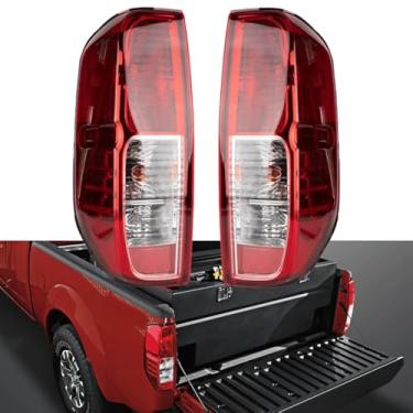 Imagem de Conjunto de luz traseira compatível com Nissan Frontier 2005-2021, Suzuki Equator Driver e Lâmpadas de freio traseiro do lado do passageiro com lâmpada interna e chicote de fiação Substituir #