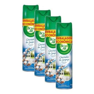 Imagem de Kit 4 Air Wick Bom Ar Adorizador Aroma Flor De Algodão 360ml