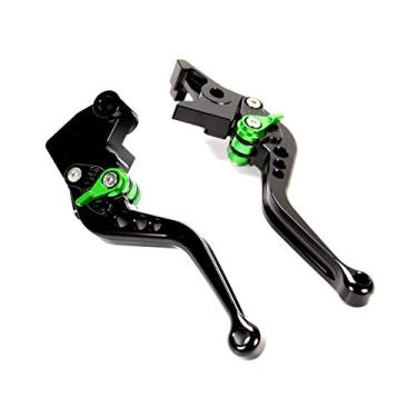 Imagem de Alavancas de embreagem de freio curto para Kawasaki Ninja 250R 2008-2012, Z250 2013-2014, Z125 pro 2015-2020, Ninja 300/Z300 2013-2017, Ninja 400 20182020, Ninja 125 2019, Versys-X 250/300X 2017-2019, Medium, Black