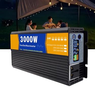 Imagem de Inversor de energia de 3000 watts de onda senoidal pura, 72 V DC para 110 V/220 V AC, inversor de energia para carro para camping RV, energia solar fora da rede,24v to 230v