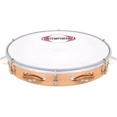 Imagem de Pandeiro Contemporanea Md 11`` Pele Leitosa Light 84Lt