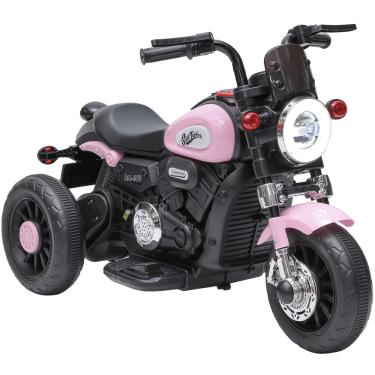 Imagem de Mini Moto Eletrica Infantil Zippy Toys Harley Tracker 6V Rosa