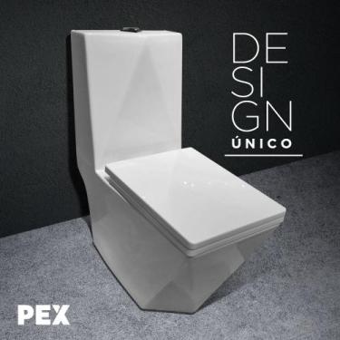 Imagem de Vaso Sanitário Monobloco PEX Maximus produzido em Cerâmica