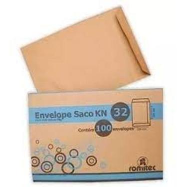 Imagem de Envelope A4 Pardo Caixa c/ 100 uni Tam: 22mmx32mm Marca Romitec - Romi