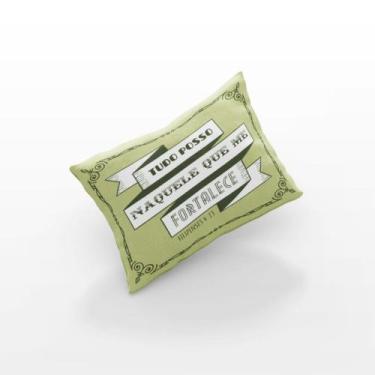 Imagem de Almofadas Baguete Cheia Decorativa - Love  - Gratidão com Zíper Enchim