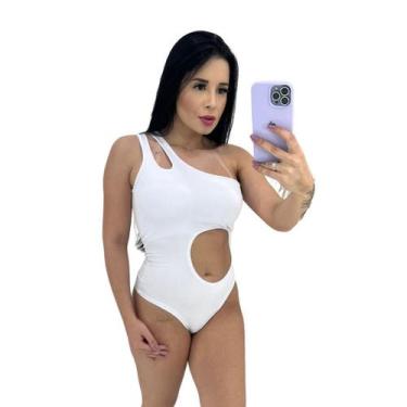 Imagem de Body Maiô Suplex branco Gringas Model