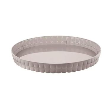 Imagem de Bandeja Redonda De Servir 35,6 X 4 Cm - Tiffany - Taupe - Guzzini, 0.8