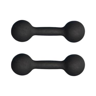 Imagem de Par Halteres Bola Pintado 3kg Peso Academia Musculação  - Camarx