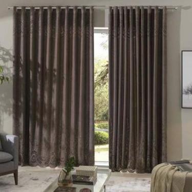 Imagem de Cortina  Renda C/ Forro Sala Quarto 3,50Largx 2,20 Alt - Interlar, Gan