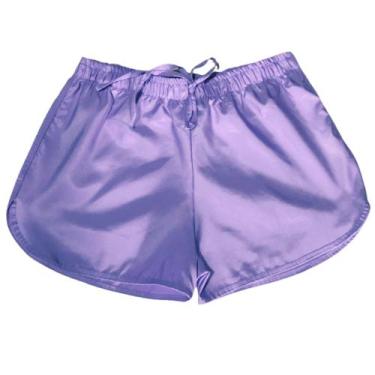 Imagem de Kit 3 Shorts Feminino Tactel Plus Size Liso Praia Piscina e Verão - CO