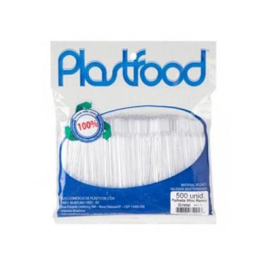 Imagem de Mexedor mini remo cristal 8,5cm plastfood c/ 500 unidades